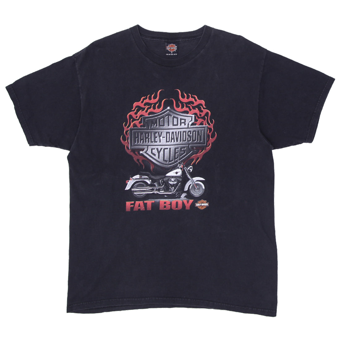 Shop Vintage Harley Davidson Fat Boy T-Shirt Made in USA, Black XL