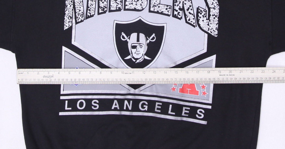 Vintage Black Los Angeles Raiders NFL Pullover Crewneck Sweatshirt Size L | Migration_Sweatshirts - View 11 | Fashion Rerun