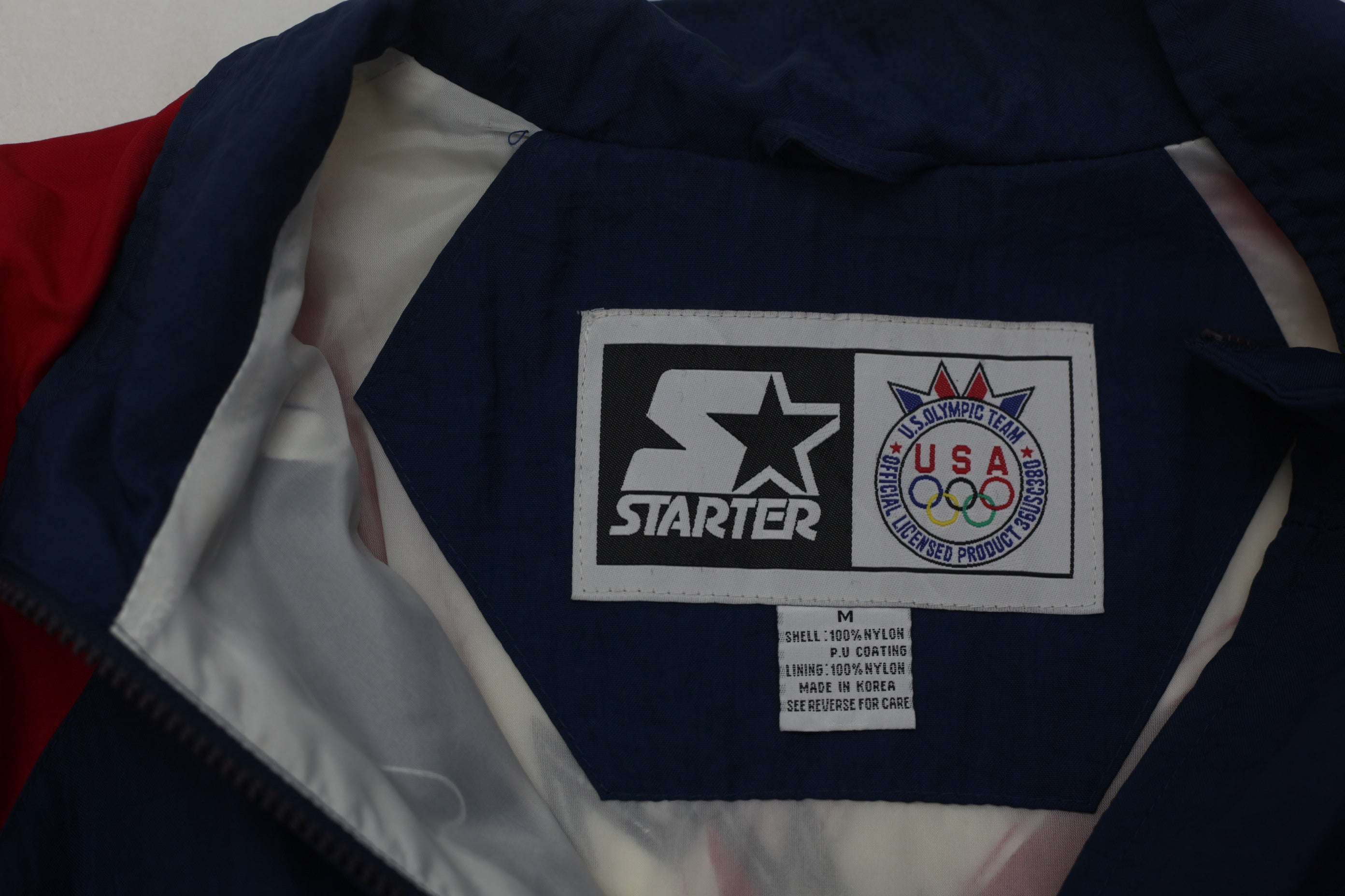 Shop Vintage Team USA Olympics Eagle Starter Windbreaker Light