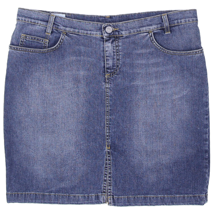 Ladies Lacoste Front Slit Denim Skirt