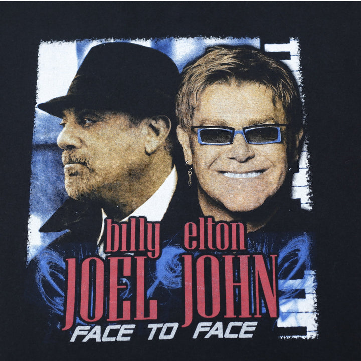 Vintage 2009 Billy Joel Elton John Face To Face Tour Concert Graphic T-Shirt L | Migration_T-Shirts - Detail | Fashion Rerun