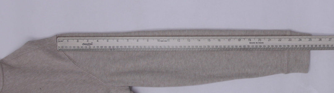 Vintage Mens Polo Ralph Lauren Pullover Gray 1/4 Zip Cotton Sweatshirt Size S | Migration_Jumper & Knitwear - | Fashion Rerun