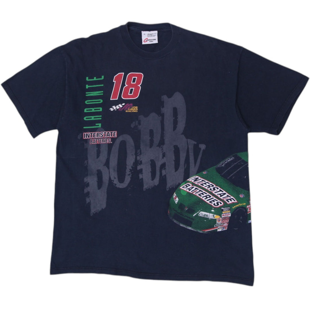 Vintage Competitors View T-Shirt Black Racing Graphic Labonte XL | Migration_T-Shirts | Fashion Rerun