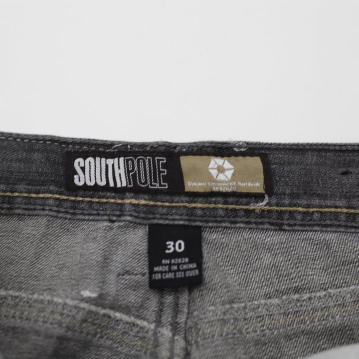 Y2K Mens Southpole Graphic Denim Jeans Size 30