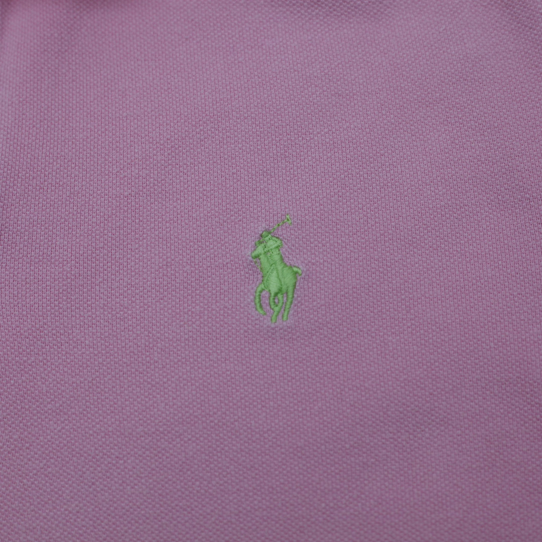 Ladies Polo Ralph Lauren Classic Fit Cotton Piqué Polo T-Shirt Size M