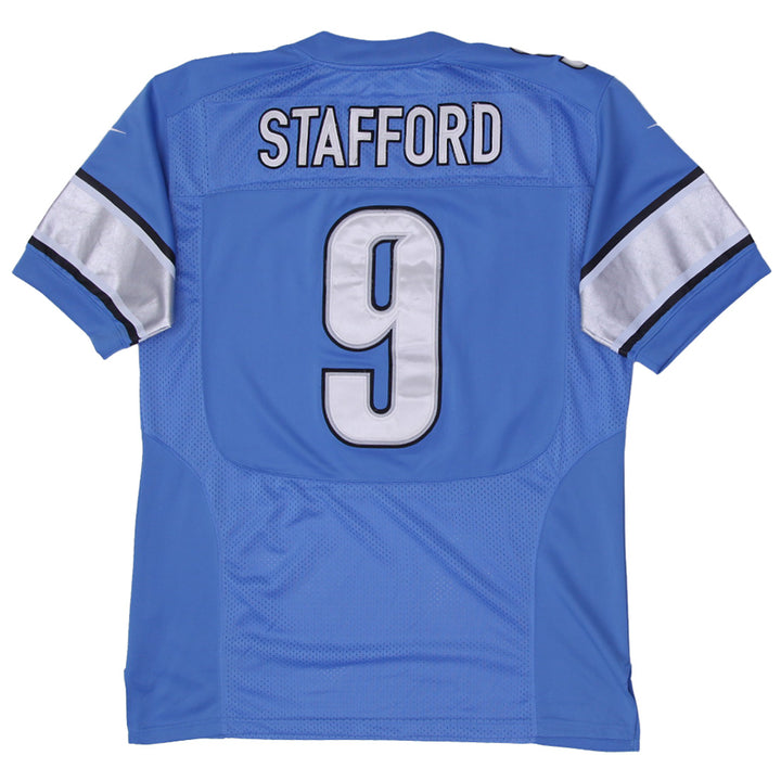 Mens NFL Detroit Lions Matthew Stafford Nike Light Blue Game