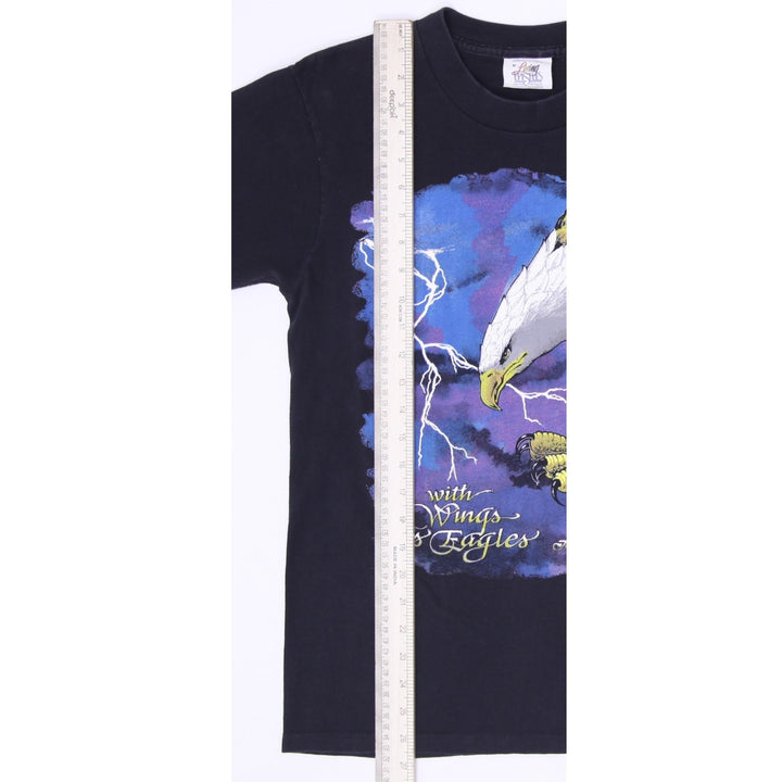 Vintage 90s Living Epistles "With Wings as Eagles" Graphic T-Shirt Size M