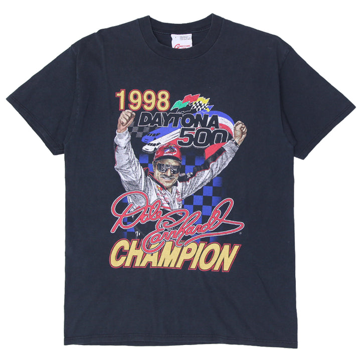 Vintage 1998 NASCAR Dale Earnhardt Daytona 500 Champion 50th Anniversary T-Shirt