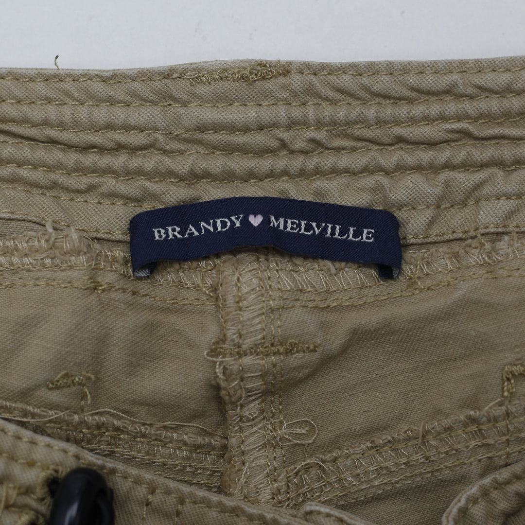 Y2K Ladies Brandy Melville Low Rise Multi-Pocket Utility Cargo Pants Size S