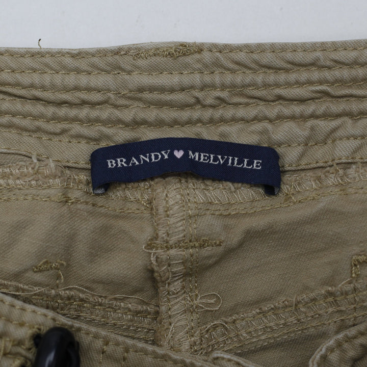 Y2K Ladies Brandy Melville Low Rise Multi-Pocket Utility Cargo Pants Size S