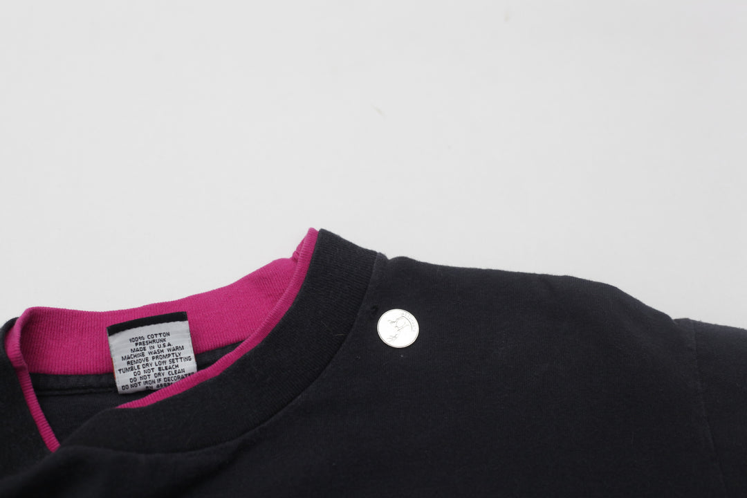 92 Vintage Habitat Horses Lightning Layered T-Shirt Made in USA Signal Sports L - Fashion Rerun Vintage Migration_T-Shirt