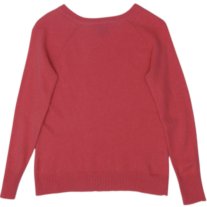 Ladies Lord & Taylor Cashmere Coral Soft Knit Sweater | Migration_Knitwear & Sweaters - Side View | Fashion Rerun