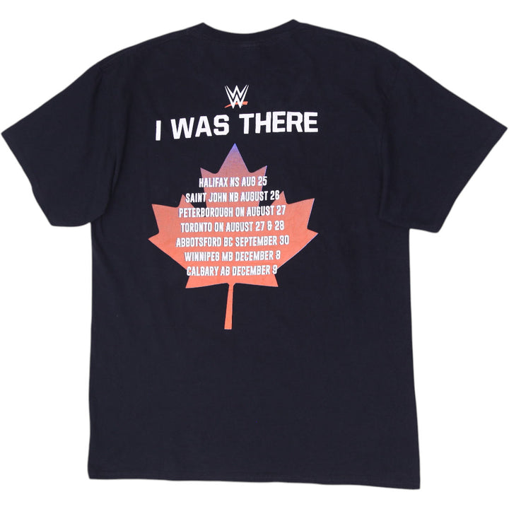 Mens ATC WWE Live Tour I Was There Canada T-Shirt Size L