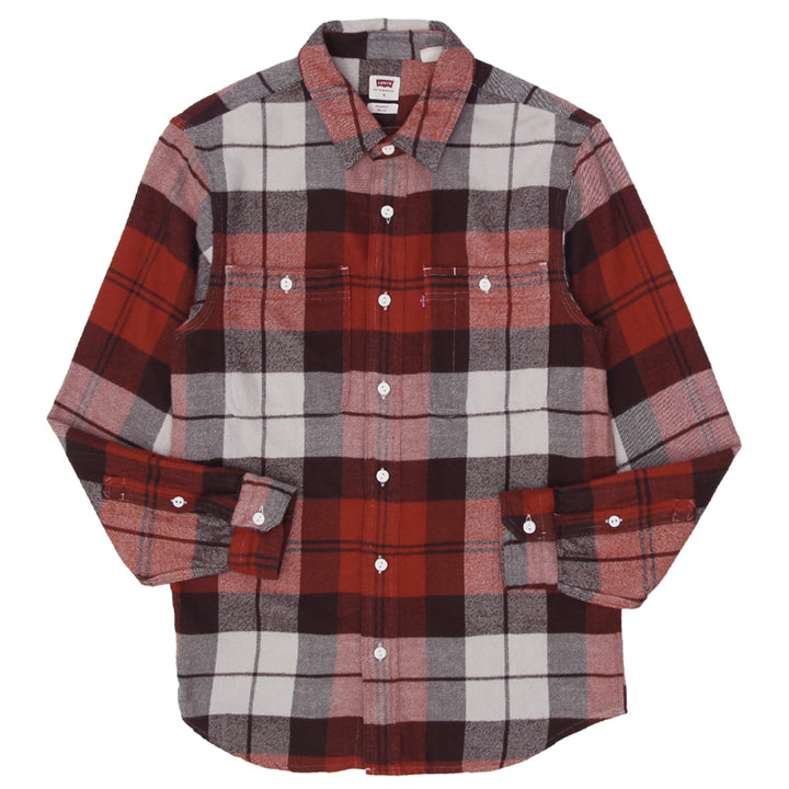 Mens Levi's Relaxed Flannel Long Sleeve Shirt