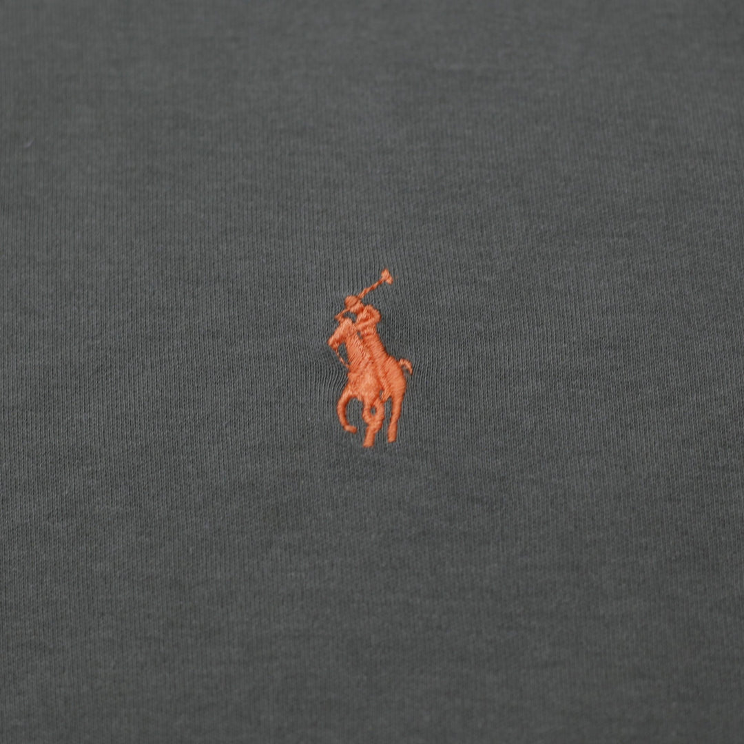 Mens Polo by Ralph Lauren Polo Shirt Olive Green Cotton Embroidered Logo