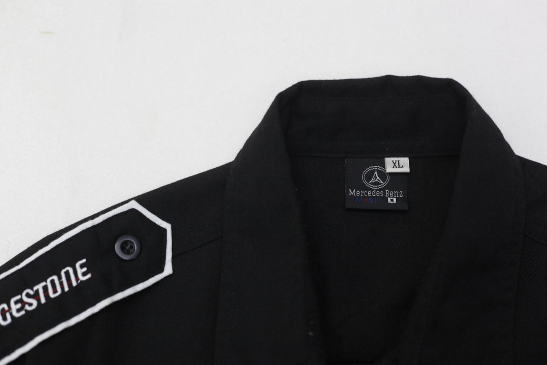 Mens Rare Mercedes Benz Mobil 1 Johnnie Walker Vodafone Shirt Size XL