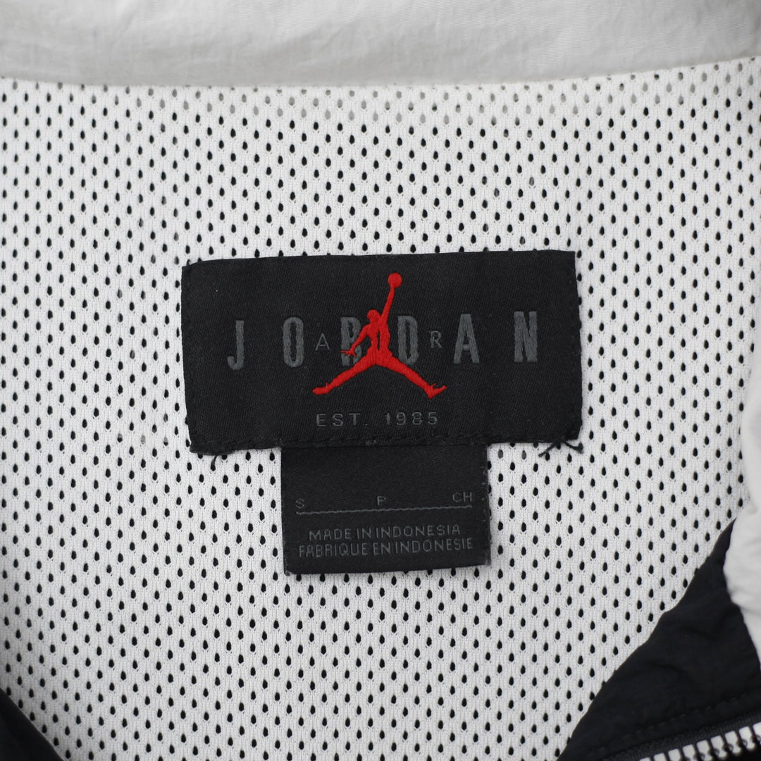 Mens Air Jordan Black Full Zip Lightweight Sports Jacket S