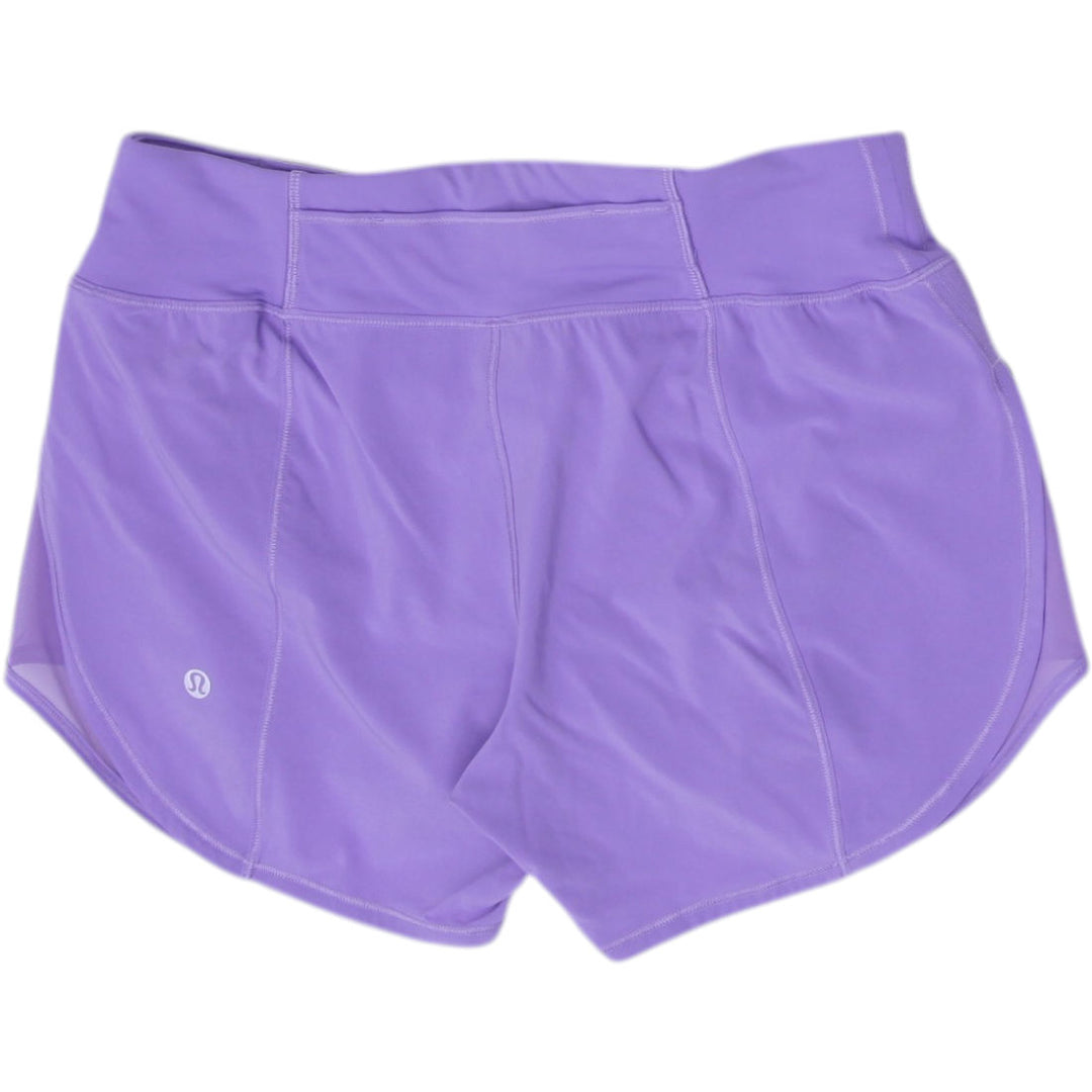 Ladies Lululemon Lined Low Rise Gym Running Track Shorts Size 4