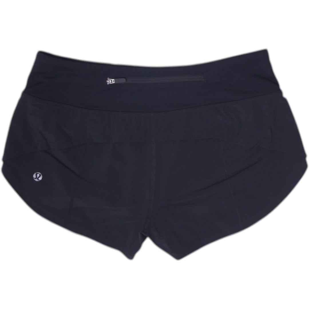 Ladies Lululemon Low-Rise Technical Running Shorts with Inner Liner Size 2