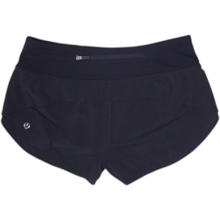 Ladies Lululemon Low-Rise Technical Running Shorts with Inner Liner Size 2