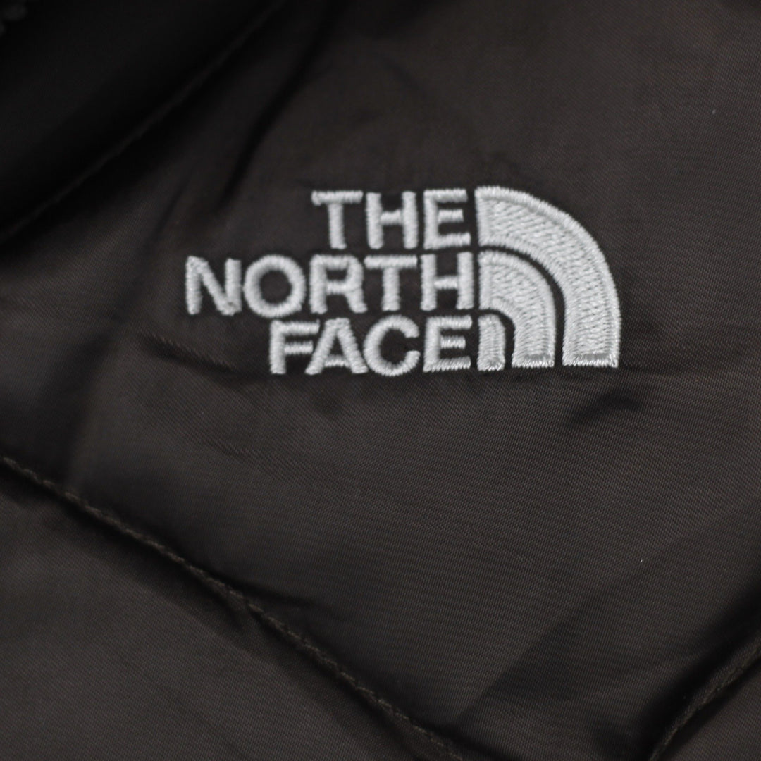 Ladies The North Face 550 Puffer Vest Brown Quilted Sleeveless Warm S