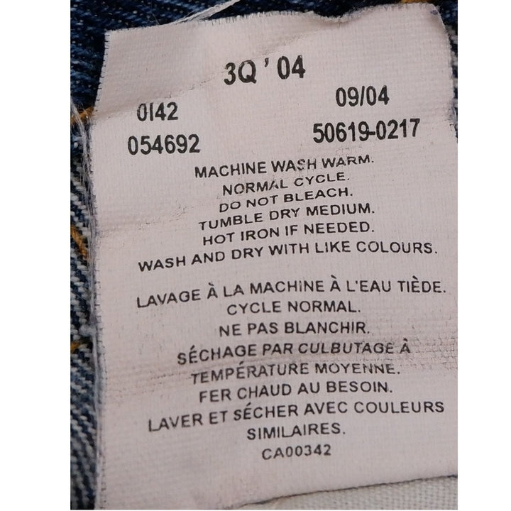Vintage Levi Strauss & Co. 100% Cotton Orange Tab Jeans | Migration_Jeans UAENAT20 - Back View | Fashion Rerun