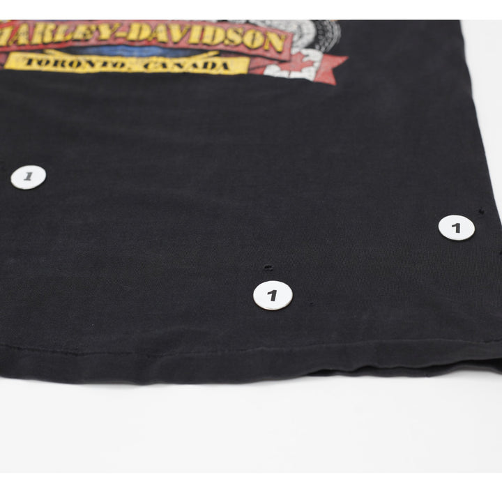Vintage 90s Harley Davidson Large 2-sided Biker T-Shirt Made in USA Size L