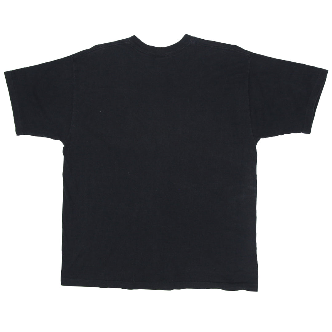 Vintage NBA Chicago Bulls T-Shirt Single Stitch Made In USA Black Pro Player XL