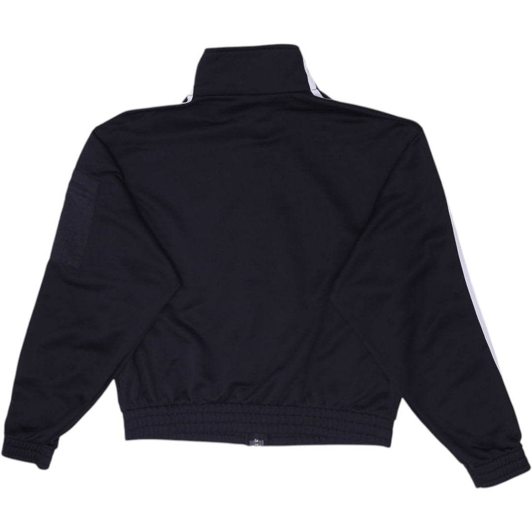 Ladies Adidas Originals Lock-Up Track Jacket Black White Size S