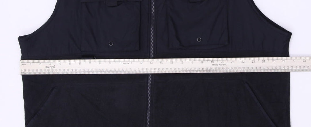 Mens Nike Air Jordan Jump Man Full Zip Black Vest XL