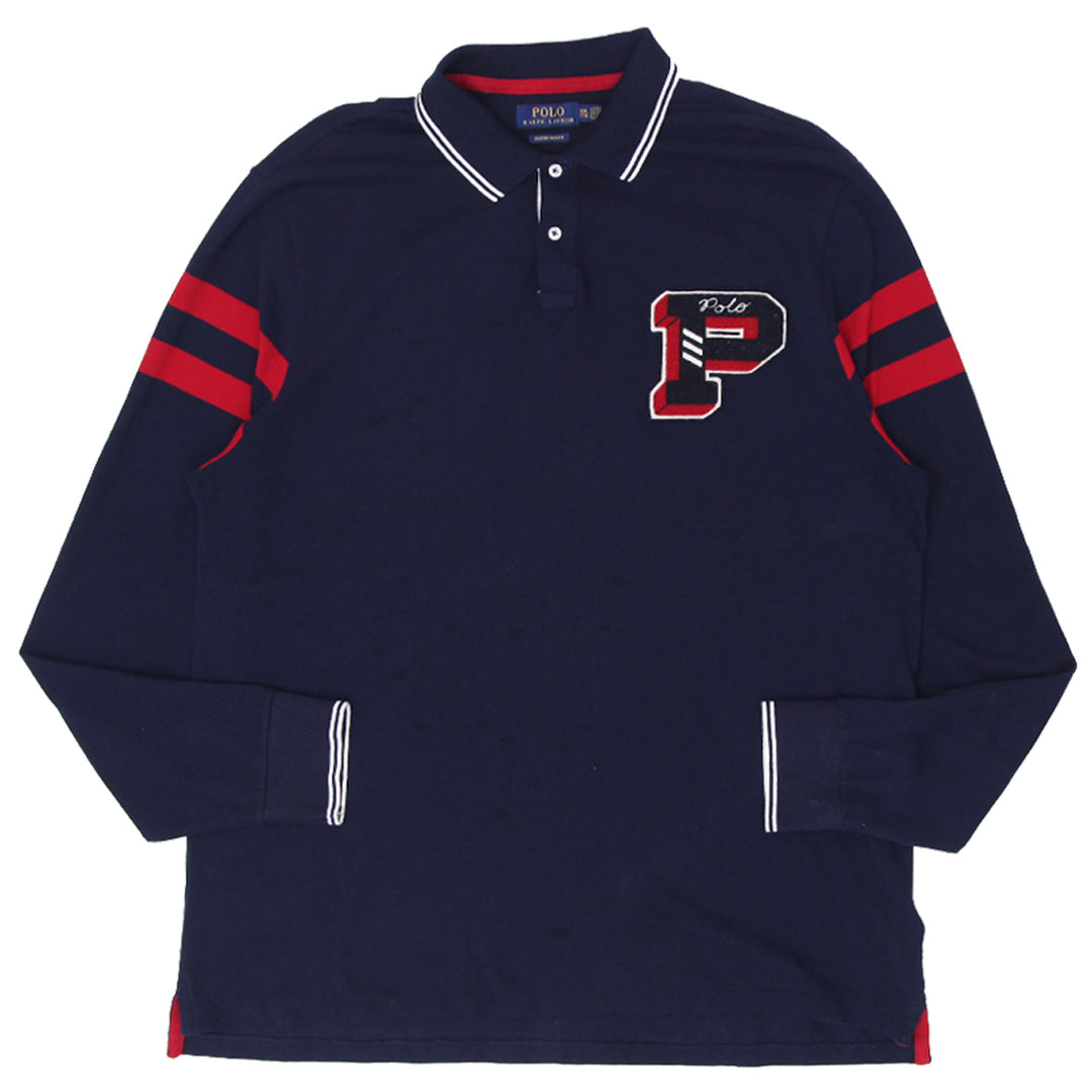 Mens Polo Ralph Lauren New York Custom Slim Fit Long Sleeve Polo T-Shirt - Fashion Rerun Vintage Migration_T-Shirt