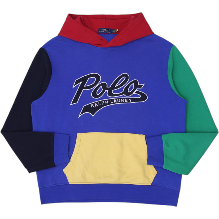 Mens Polo Ralph Lauren Multicolor Spell-Out Graphic Hoodie Size L | Migration_Hoodies | Fashion Rerun