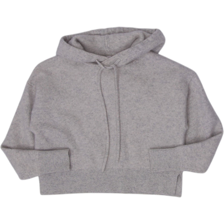 Ladies Babaton Cropped Soft Cashmere Hoodie Size XS