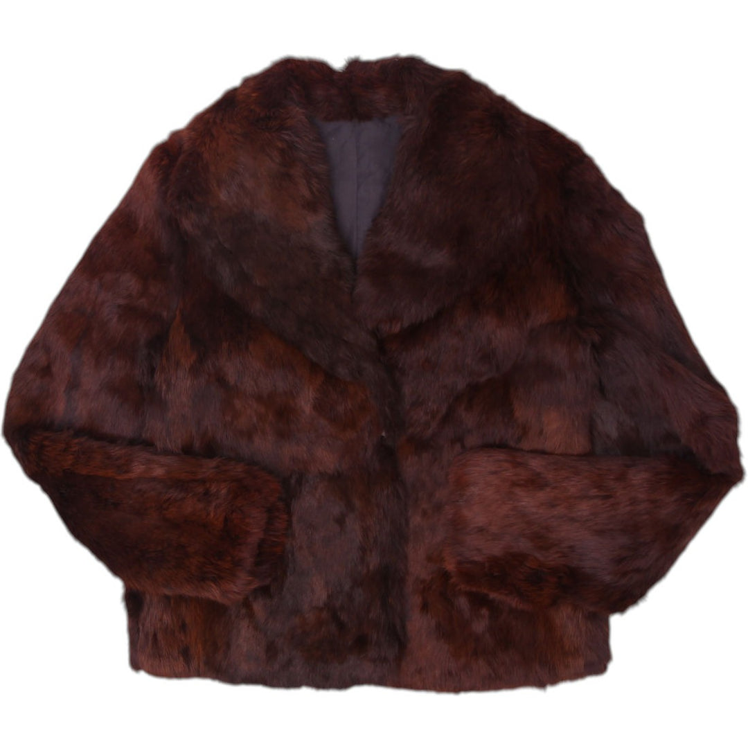 60's Vintage Korean Souvenir Fur | Muskrat Fur | Migration_Fur Antiques - Side View | Fashion Rerun
