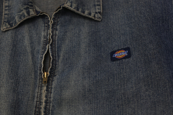 Mens Dickies Blue Jean Canvas Workwear Chore Jacket