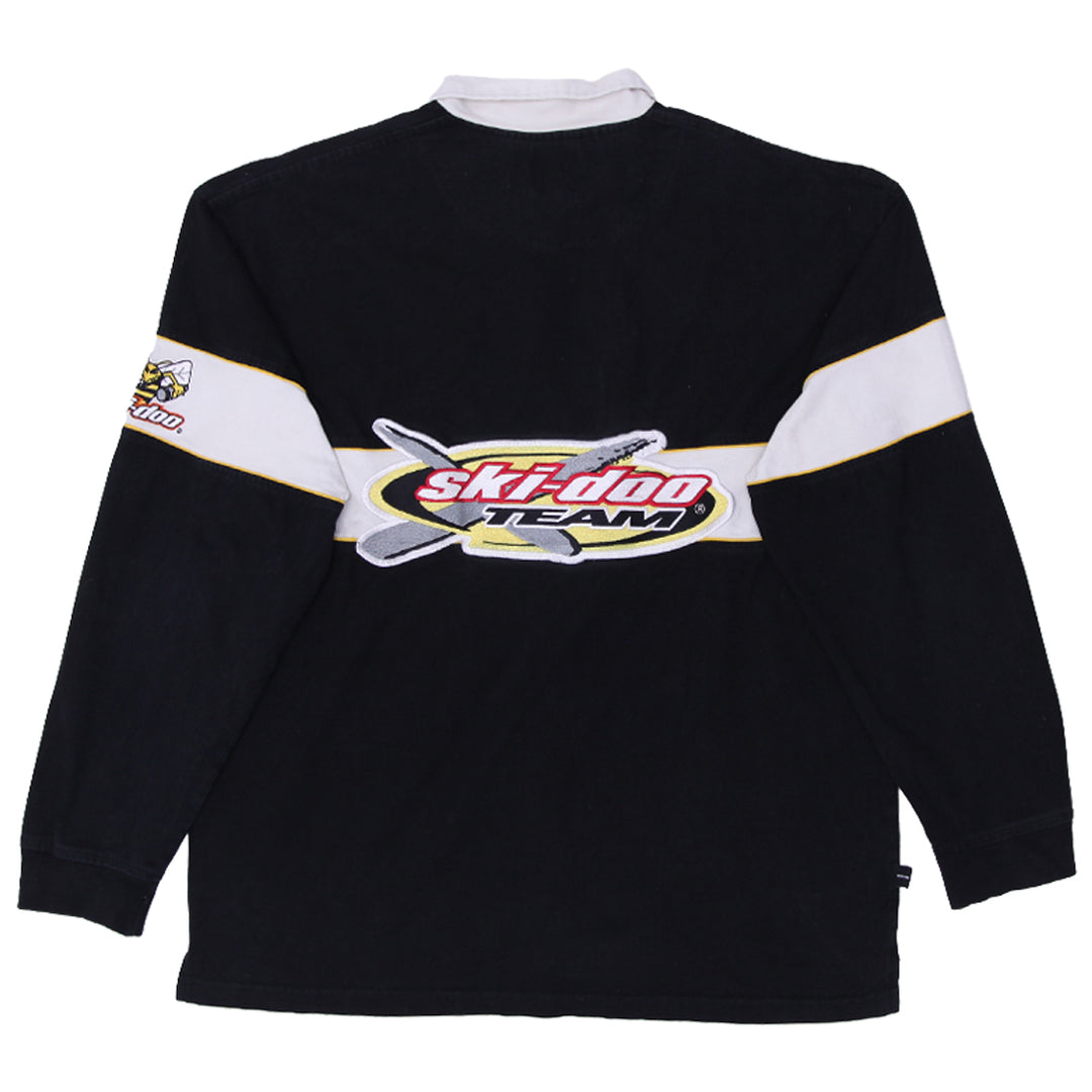 Vintage Ski-Doo Bombarder Team Racing Rugby Shirt XL - Fashion Rerun Vintage Migration_T-Shirt