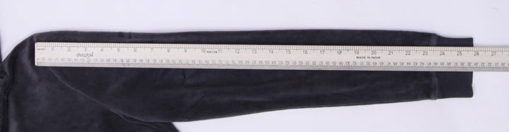 Y2K Ladies Juicy Couture Velour Hoodie Gray Crown Embroidered XL