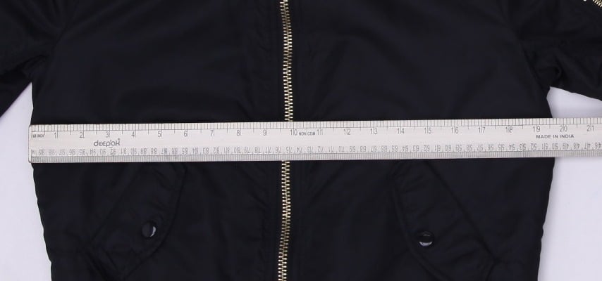 Vintage MA-1 Bomber Jacket Black Orange Reversible Nylon S | Migration_Jackets - Alternate View | Fashion Rerun