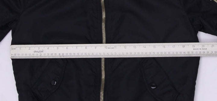 Vintage MA-1 Bomber Jacket Black Orange Reversible Nylon S | Migration_Jackets - Alternate View | Fashion Rerun