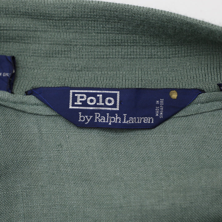 Vintage Vintage 90s Ralph Lauren  100% Linen Flight Jacket Size L