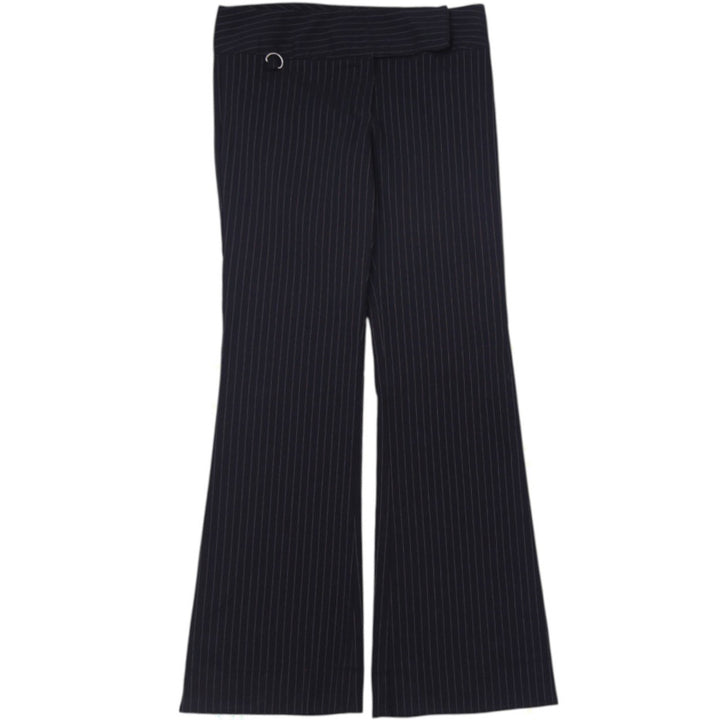 Y2K Ladies Wearever Low Rise Pinstripe Flare Pants Size 7