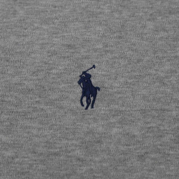 Mens Polo Ralph Lauren Gray 100% Cotton Polo T-Shirt Size M