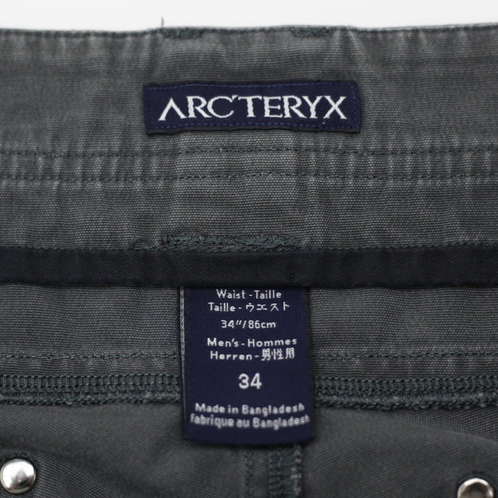 Arc'teryx Cotton Casual Workwear Durable Pants Size 34 | Migration_Pants - Back View | Fashion Rerun