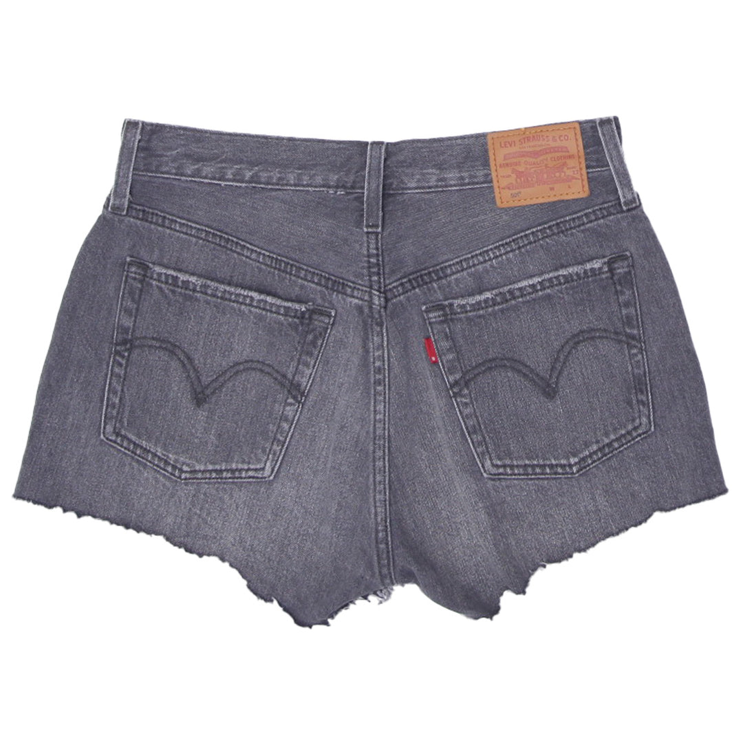 Ladies Levis Button Fly 501 Waterless Denim Shorts
