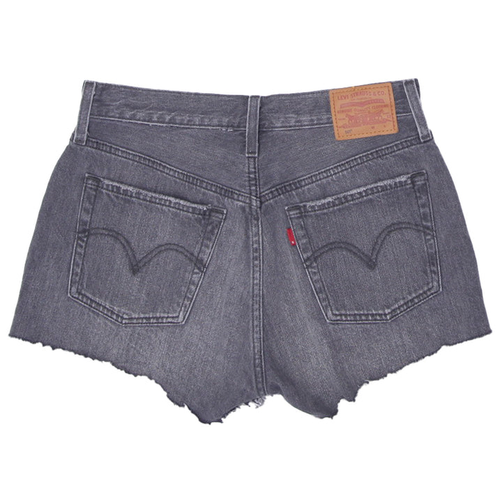 Ladies Levis Button Fly 501 Waterless Denim Shorts