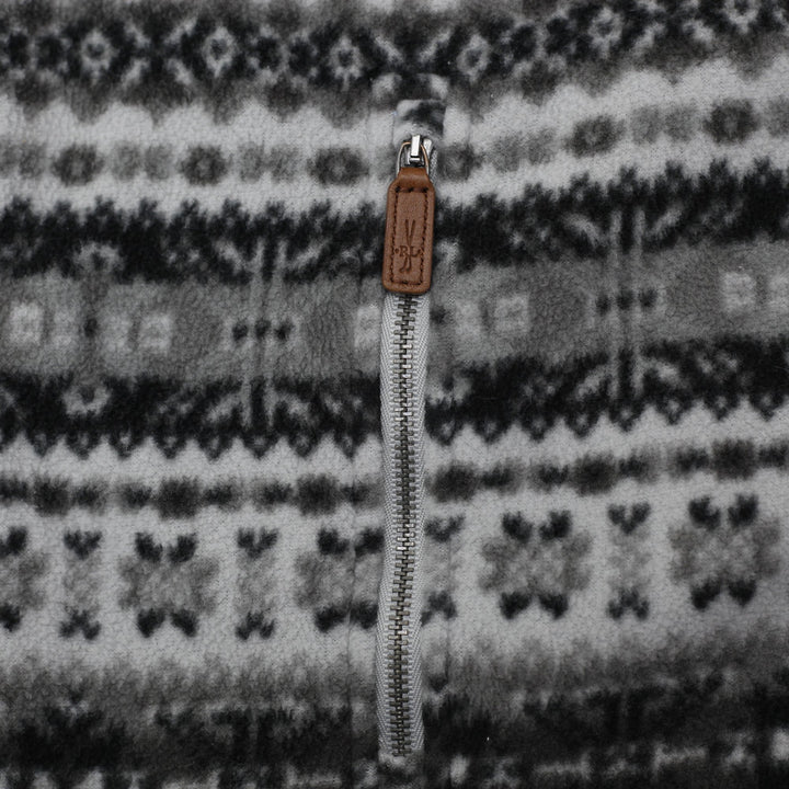 Mens Ralph Lauren Golf Gray Patterned Fleece Full Zip Vest Size XL | Migration_Vests - Alternate View | Fashion Rerun