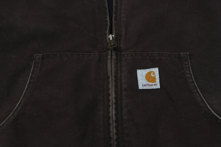 Ladies Carhartt WJ130 DKB Full Zip Hooded Workwear Jacket