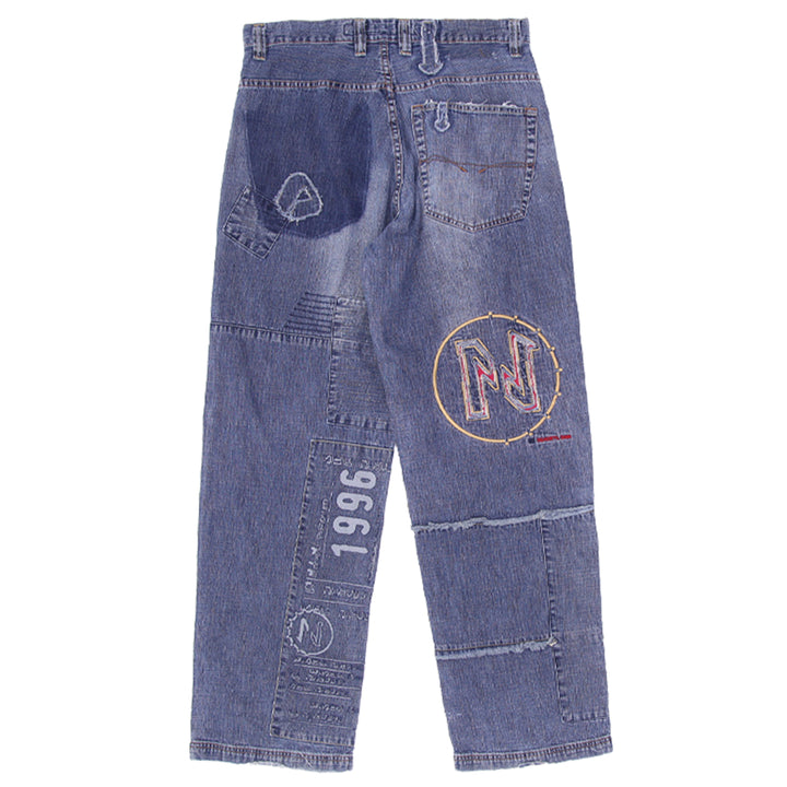 Y2K Mens 96 North Patch Work Denim Jeans