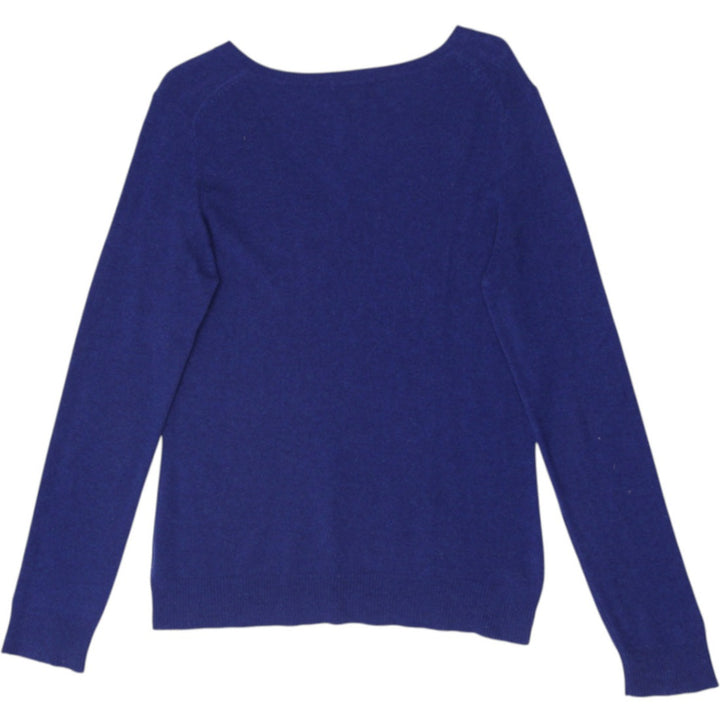 Ladies Joe Fresh 100% Cashmere V-Neck Sweater Size L