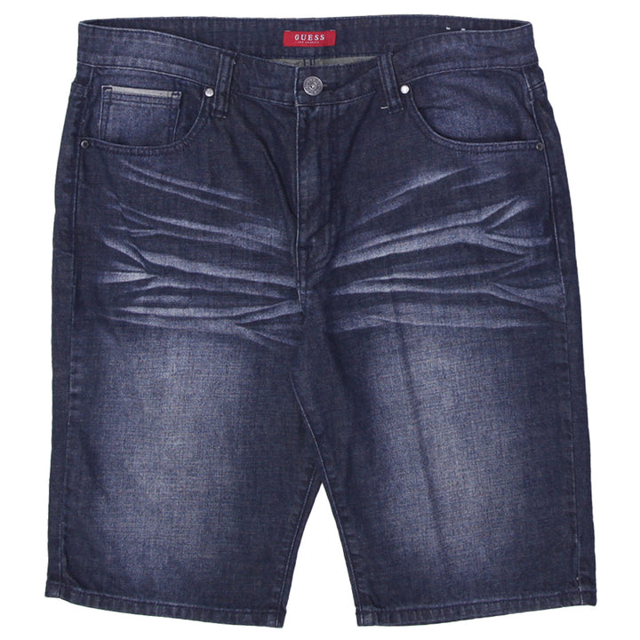 Mens Guess Washed Denim Shorts